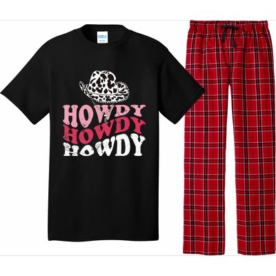 Howdy Cow Rodeo Dairy Cow Print Pajama Set