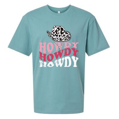 Howdy Cow Rodeo Dairy Cow Print Sueded Cloud Jersey T-Shirt