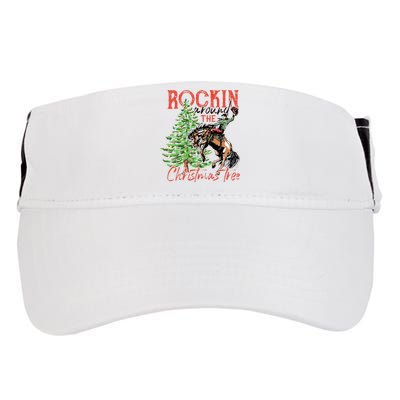 Hilarious Cowboy Rocking Christmas Tree Western Decor Adult Drive Performance Visor