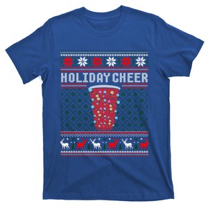 Holiday Cheer Red Solo Cup Christmas Beer Pong Ugly Sweater Gift T-Shirt