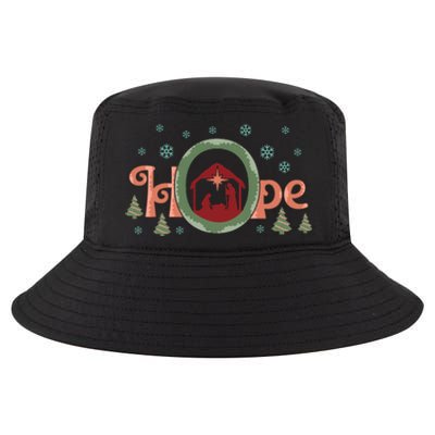 Hope Christian Retro Christmas Religious Faith Bible Verses Graphic Plus Size Cool Comfort Performance Bucket Hat