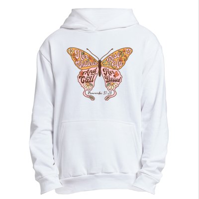 Her Children Rise Up And Call Her Blessed Urban Pullover Hoodie