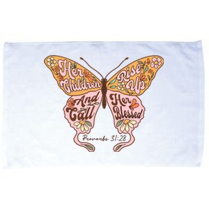 Her Children Rise Up And Call Her Blessed Microfiber Hand Towel