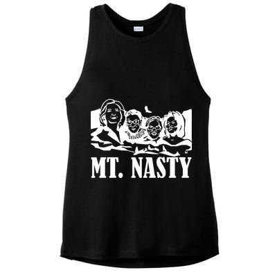 Hillary Clinton, Ruther Bader Ginsburg, Elizabeth Warren, And Michelle Obama MT. Ladies PosiCharge Tri-Blend Wicking Tank
