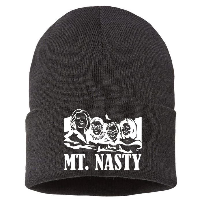 Hillary Clinton, Ruther Bader Ginsburg, Elizabeth Warren, And Michelle Obama MT. Sustainable Knit Beanie