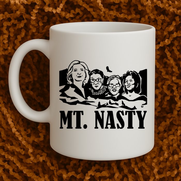 Hillary Clinton, Ruther Bader Ginsburg, Elizabeth Warren, And Michelle Obama MT. Mug
