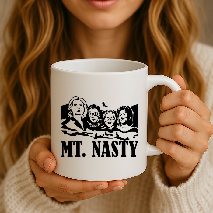 Hillary Clinton, Ruther Bader Ginsburg, Elizabeth Warren, And Michelle Obama MT. Mug