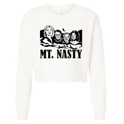 Hillary Clinton, Ruther Bader Ginsburg, Elizabeth Warren, And Michelle Obama MT. Cropped Pullover Crew