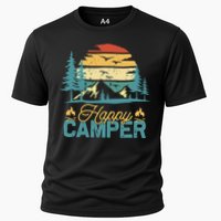 Happy Camper Retro Matching Camping Crew Performance Shirt