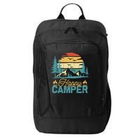 Happy Camper Retro Matching Camping Crew City Backpack