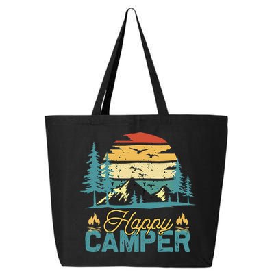 Happy Camper Retro Matching Camping Crew 25L Jumbo Tote