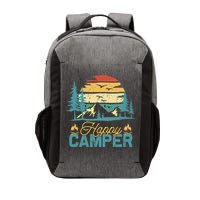 Happy Camper Retro Matching Camping Crew Vector Backpack