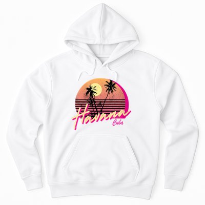 Havana Cuba Retro California Beach Sunset Hoodie