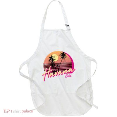 Havana Cuba Retro California Beach Sunset Apron