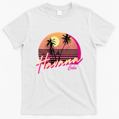 Havana Cuba Retro California Beach Sunset T-Shirt