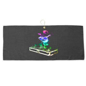 House Cat (Rainbow Dj Cat Kitty) Great Gift Large Microfiber Waffle Golf Towel