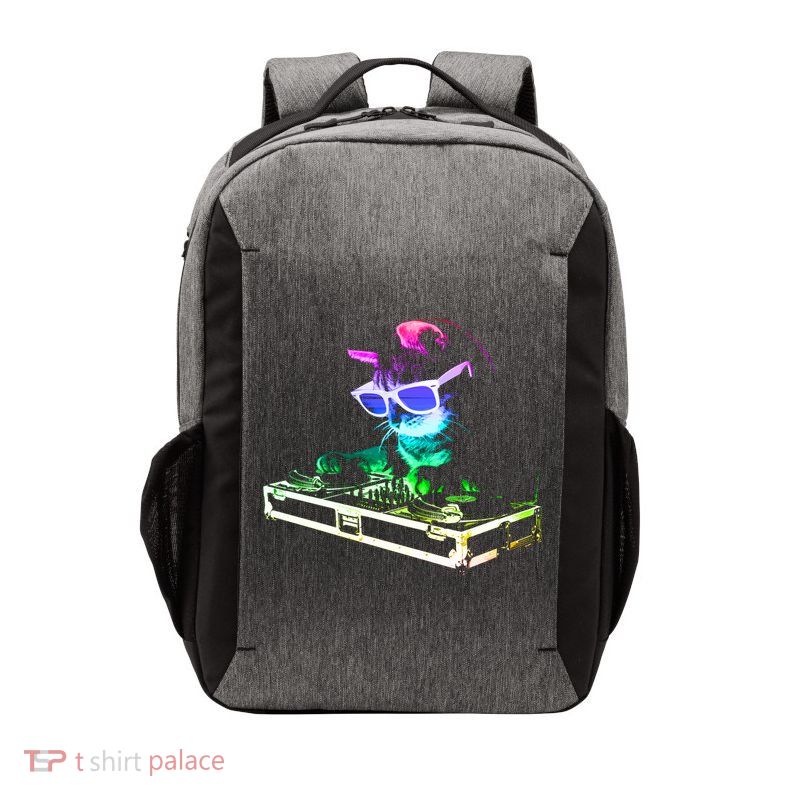 House Cat (Rainbow Dj Cat Kitty) Great Gift Vector Backpack
