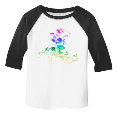 House Cat (Rainbow Dj Cat Kitty) Great Gift Toddler Fine Jersey T-Shirt