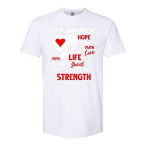 Hypertrophic Cardiomyopathy Raising Awareness Hcm Warrior Funny Gift Softstyle CVC T-Shirt