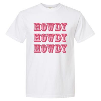 Howdy Cowgirl Retro Vintage Country Western Yeehaw Cowgirl Garment-Dyed Heavyweight T-Shirt