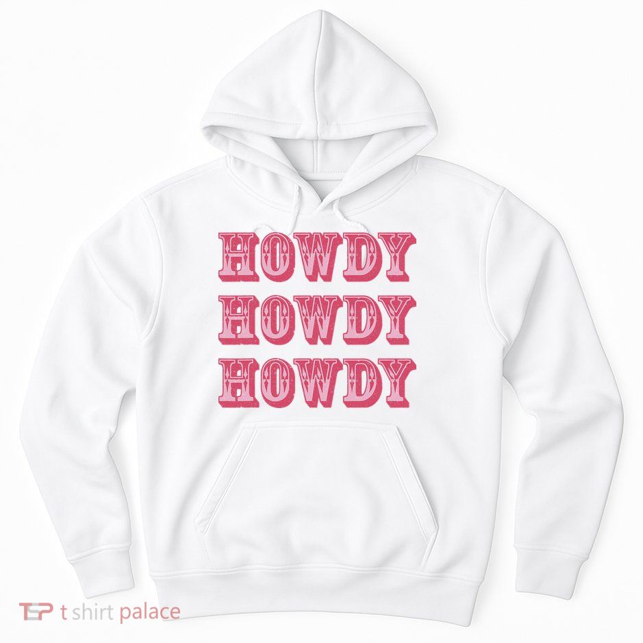 Howdy Cowgirl Retro Vintage Country Western Yeehaw Cowgirl Hoodie