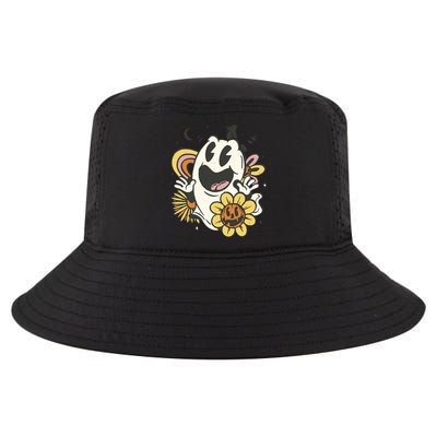 Halloween Cute Retro Ghost Cool Comfort Performance Bucket Hat