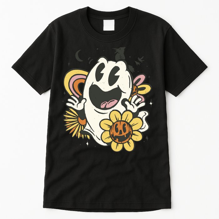 Halloween Cute Retro Ghost Tall T-Shirt