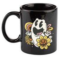 Halloween Cute Retro Ghost 11oz C Handle Ceramic Mug