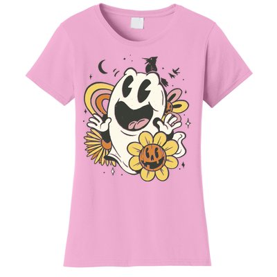 Halloween Cute Retro Ghost Women's T-Shirt