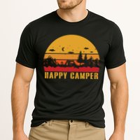 Happy Camper Retro Sunset Camping Cooling Performance Crew T-Shirt
