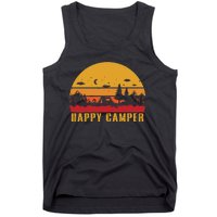 Happy Camper Retro Sunset Camping Tank Top