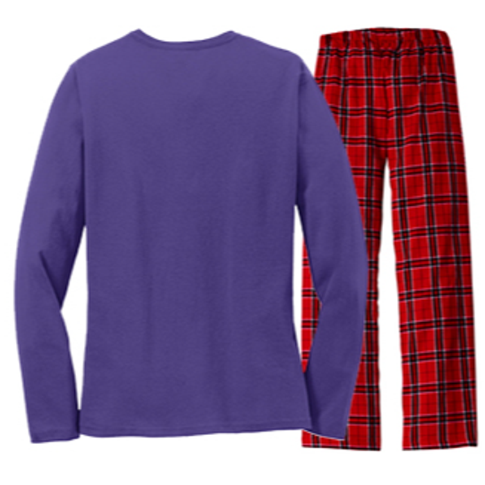 Halloween Crow Raven Pumpkin Fall Autumn Lover Women's Long Sleeve Flannel Pajama Set 
