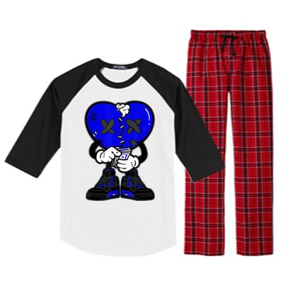 Heartbreak Cry Shoes Dripping Blue Raglan Sleeve Pajama Set