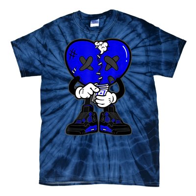 Heartbreak Cry Shoes Dripping Blue Tie-Dye T-Shirt