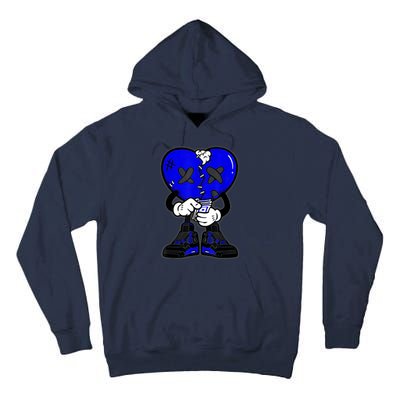 Heartbreak Cry Shoes Dripping Blue Tall Hoodie