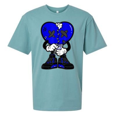 Heartbreak Cry Shoes Dripping Blue Sueded Cloud Jersey T-Shirt