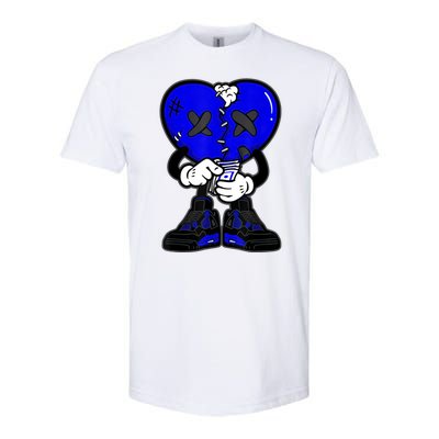 Heartbreak Cry Shoes Dripping Blue Softstyle CVC T-Shirt