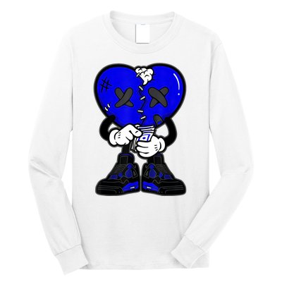 Heartbreak Cry Shoes Dripping Blue Long Sleeve Shirt