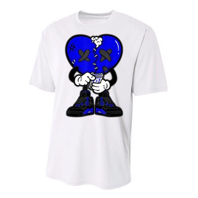 Heartbreak Cry Shoes Dripping Blue Performance Sprint T-Shirt