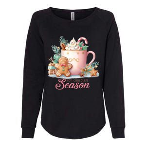 Hot Chocolate Season Holiday Winter Vibes Christmas Gift Womens California Wash Sweatshirt