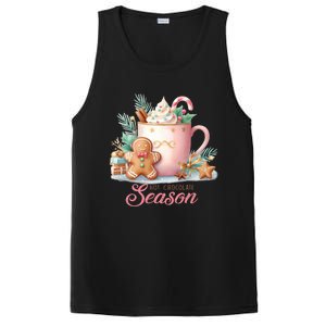 Hot Chocolate Season Holiday Winter Vibes Christmas Gift PosiCharge Competitor Tank