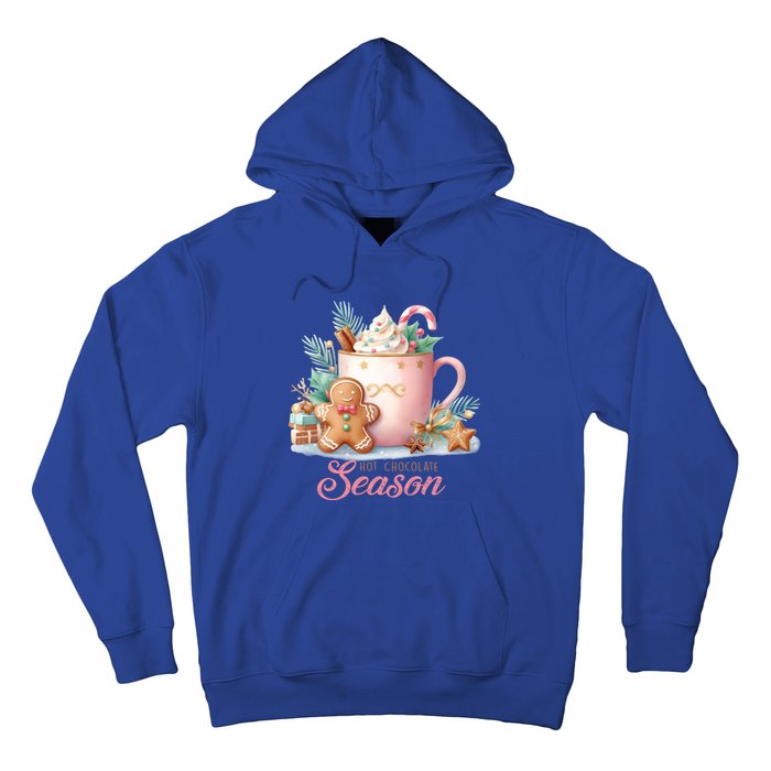 Hot Chocolate Season Holiday Winter Vibes Christmas Gift Hoodie