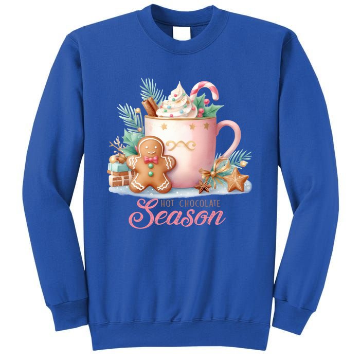 Hot Chocolate Season Holiday Winter Vibes Christmas Gift Sweatshirt