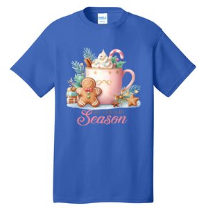 Hot Chocolate Season Holiday Winter Vibes Christmas Gift Tall T-Shirt