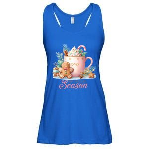 Hot Chocolate Season Holiday Winter Vibes Christmas Gift Ladies Essential Flowy Tank