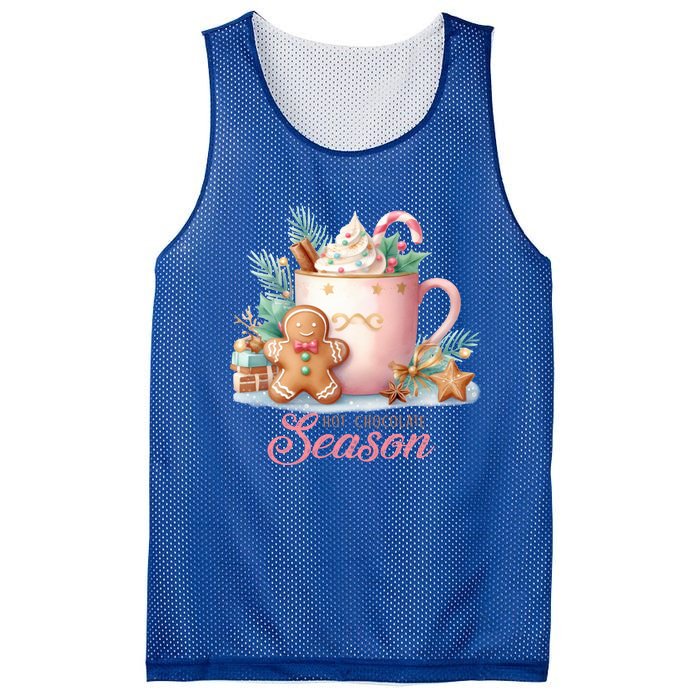 Hot Chocolate Season Holiday Winter Vibes Christmas Gift Mesh Reversible Basketball Jersey Tank