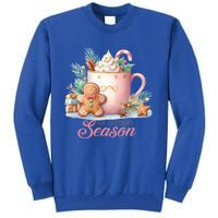 Hot Chocolate Season Holiday Winter Vibes Christmas Gift Tall Sweatshirt