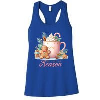 Hot Chocolate Season Holiday Winter Vibes Christmas Gift Women's Racerback Tank