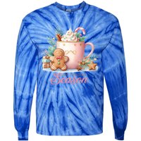 Hot Chocolate Season Holiday Winter Vibes Christmas Gift Tie-Dye Long Sleeve Shirt