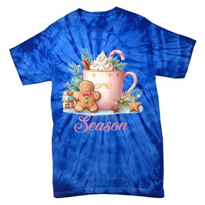 Hot Chocolate Season Holiday Winter Vibes Christmas Gift Tie-Dye T-Shirt